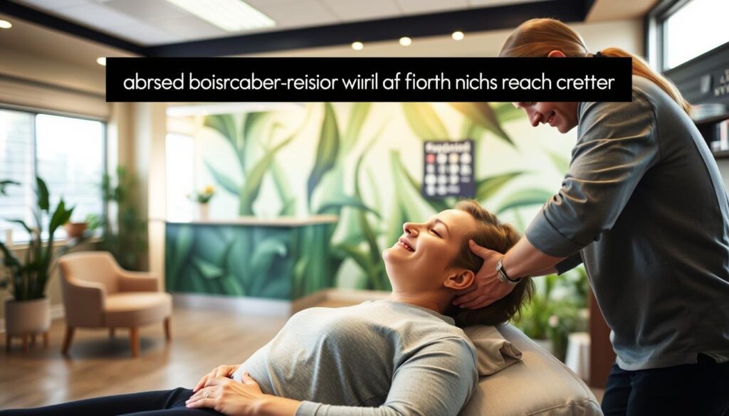 A warm, inviting chiropractic clinic with modern decor and natural lighting. In the foreground, a patient receiving a gentle adjustment from a chiropractor, their expression one of relief and relaxation. In the middle ground, the clinic's reception area showcases affordable payment options and a welcoming atmosphere. The background depicts a serene, nature-inspired environment, conveying a sense of tranquility and wellness. The overall scene suggests the benefits of accessible, cost-effective chiropractic care without the need for insurance. A warm, inviting chiropractic clinic with modern decor and natural lighting. In the foreground, a patient receiving a gentle adjustment from a chiropractor, their expression one of relief and relaxation. In the middle ground, the clinic's reception area showcases affordable payment options and a welcoming atmosphere. The background depicts a serene, nature-inspired environment, conveying a sense of tranquility and wellness. The overall scene suggests the benefits of accessible, cost-effective chiropractic care without the need for insurance.